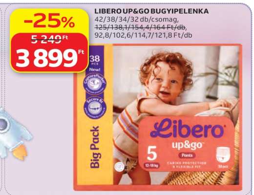 Libero Up&Go bugyipelenka