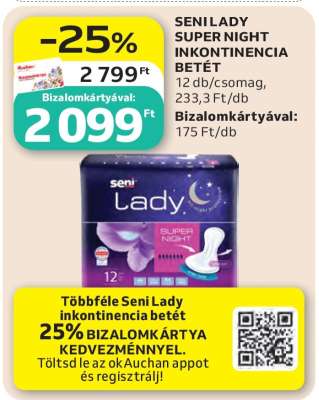 SENI LADY SUPER NIGHT INKONTINENCIA BETÉT
