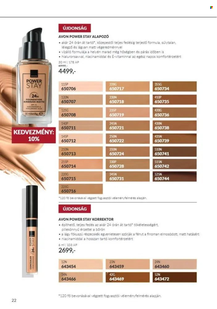 Avon akciós újságok - 2026.10.01 - 2026.10.31. Oldal 22
