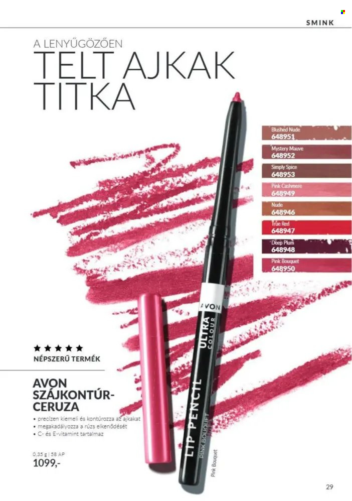 Avon akciós újságok - 2026.10.01 - 2026.10.31. Oldal 29