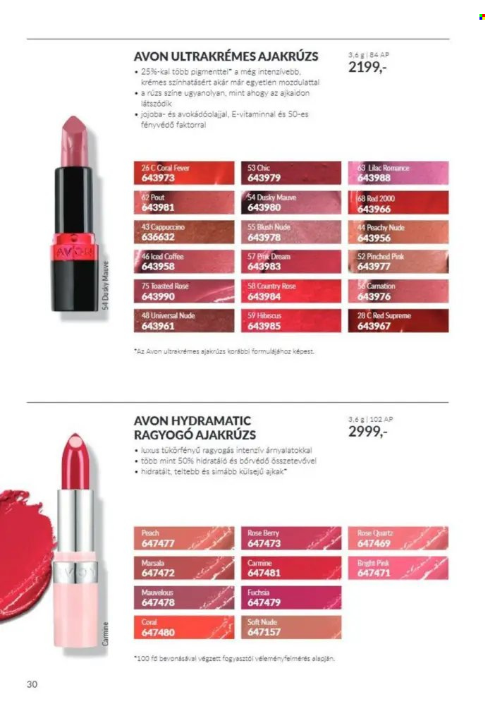 Avon akciós újságok - 2026.10.01 - 2026.10.31. Oldal 30