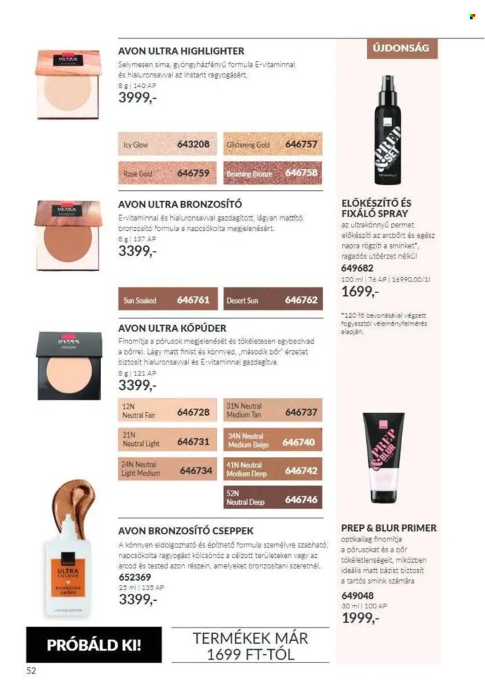 Avon akciós újságok - 2026.10.01 - 2026.10.31. Oldal 52