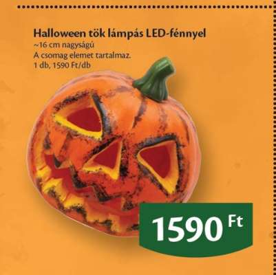 Halloween tök lámpás LED-fénnyel