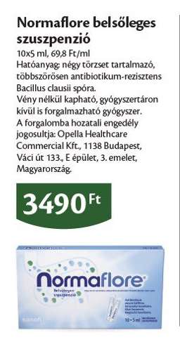 Normaflore belsőleges szuszpenzió