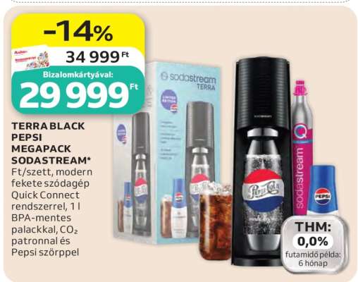 TERRA BLACK PEPSI MEGAPACK SODASTREAM
