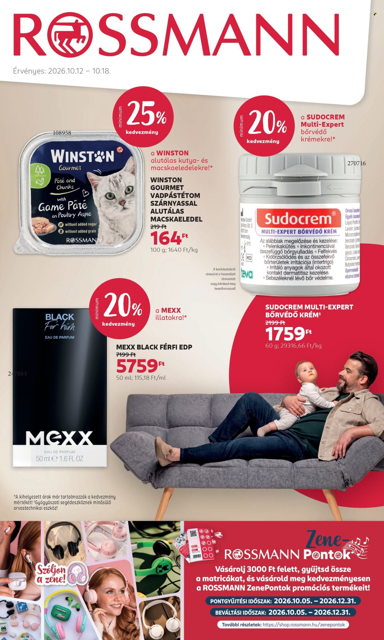 Rossmann akciós újságok - 2026.10.12 - 2026.10.18. Oldal 1