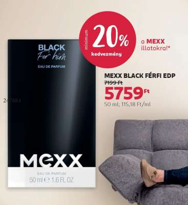 MEXX BLACK FÉRFI EDP