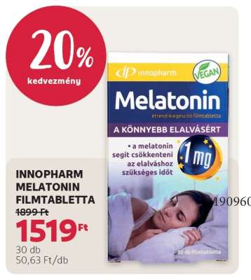 INNOPHARM MELATONIN FILMTABLETTA