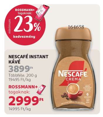 NESCAFÉ﻿﻿ Instant kávé*