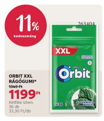 ORBIT XXL rágógumi
