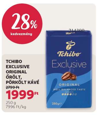 Tchibo Exclusive Original őrölt, pörkölt kávé
