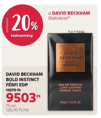 DAVID BECKHAM BOLD INSTINCT FÉRFI EDP