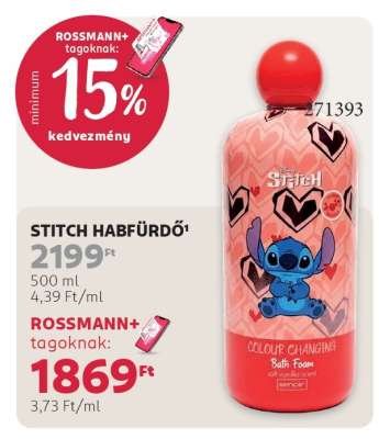 STITCH HABFÜRDŐ