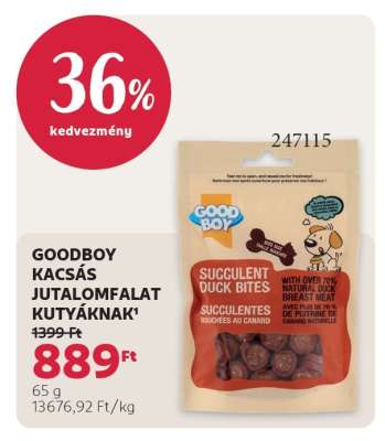 GOODBOY KACSÁS JUTALOMFALAT KUTYÁKNAK