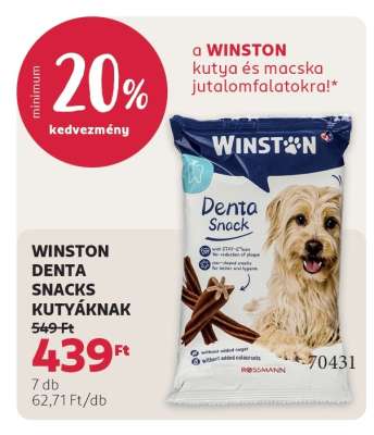 WINSTON DENTA SNACKS KUTYÁKNAK