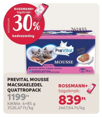 PREVITAL MOUSSE MACSKAELEDEL QUATTROPACK