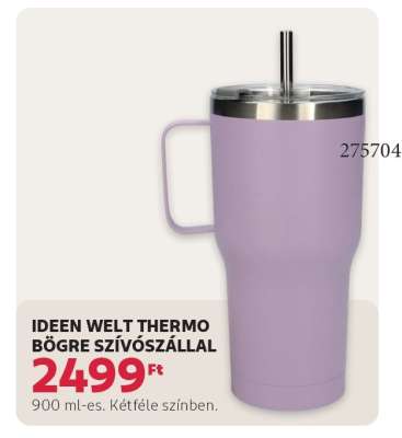 IDEEN WELT THERMO BÖGRE SZÍVÓSZÁLLAL