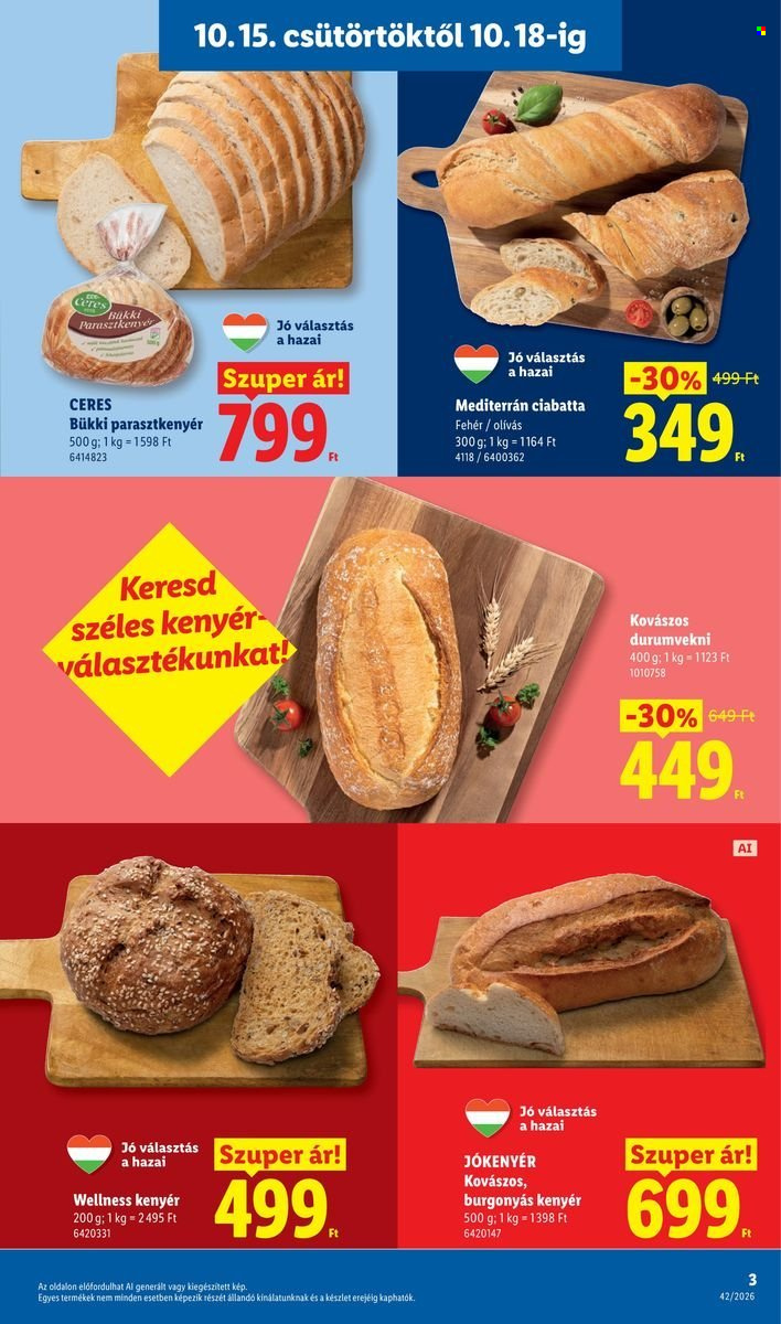 Lidl akciós újságok - 2026.10.15 - 2026.10.21. Oldal 3