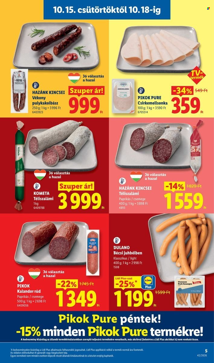 Lidl akciós újságok - 2026.10.15 - 2026.10.21. Oldal 5