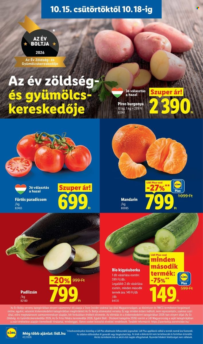 Lidl akciós újságok - 2026.10.15 - 2026.10.21. Oldal 6