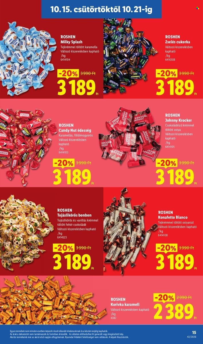 Lidl akciós újságok - 2026.10.15 - 2026.10.21. Oldal 15