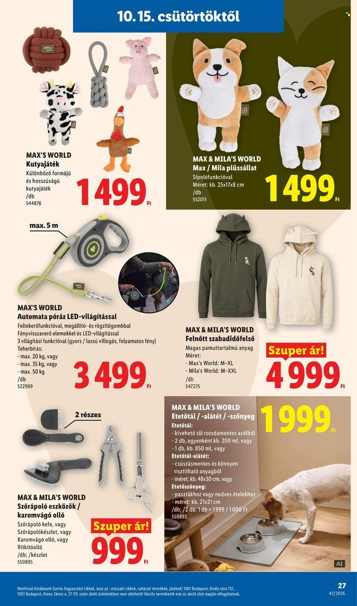 Lidl akciós újságok - 2026.10.15 - 2026.10.21. Oldal 27