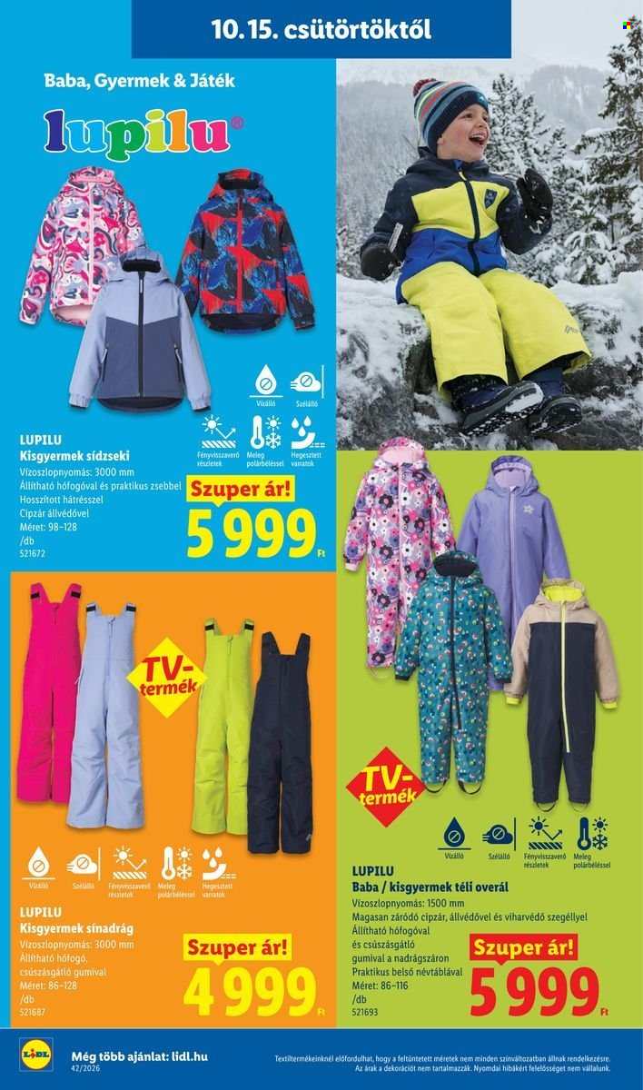 Lidl akciós újságok - 2026.10.15 - 2026.10.21. Oldal 32