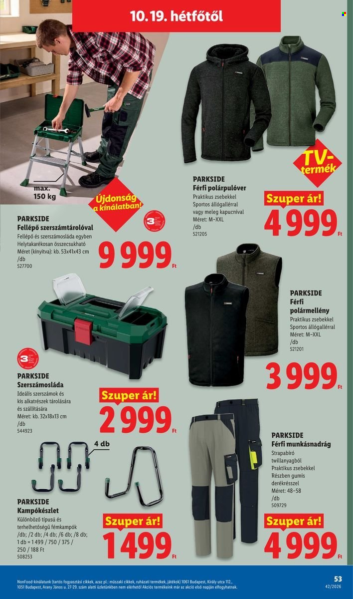 Lidl akciós újságok - 2026.10.15 - 2026.10.21. Oldal 53