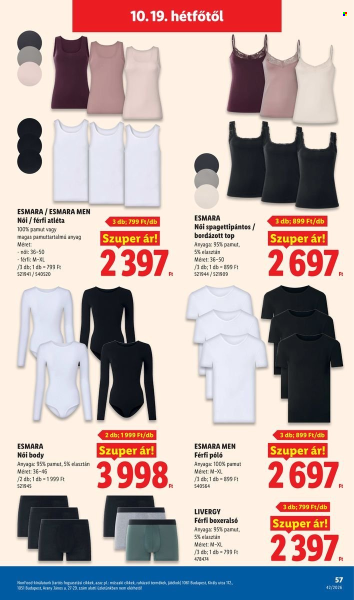 Lidl akciós újságok - 2026.10.15 - 2026.10.21. Oldal 57