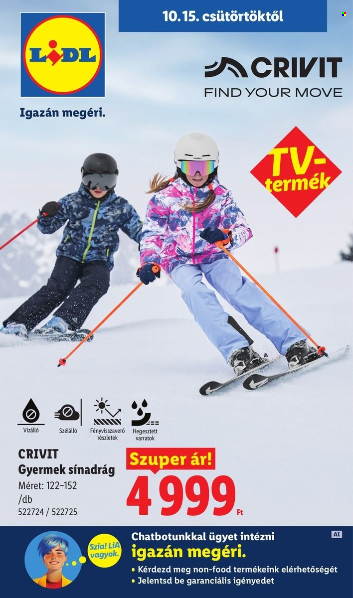 Lidl akciós újságok - 2026.10.15 - 2026.10.21. Oldal 1