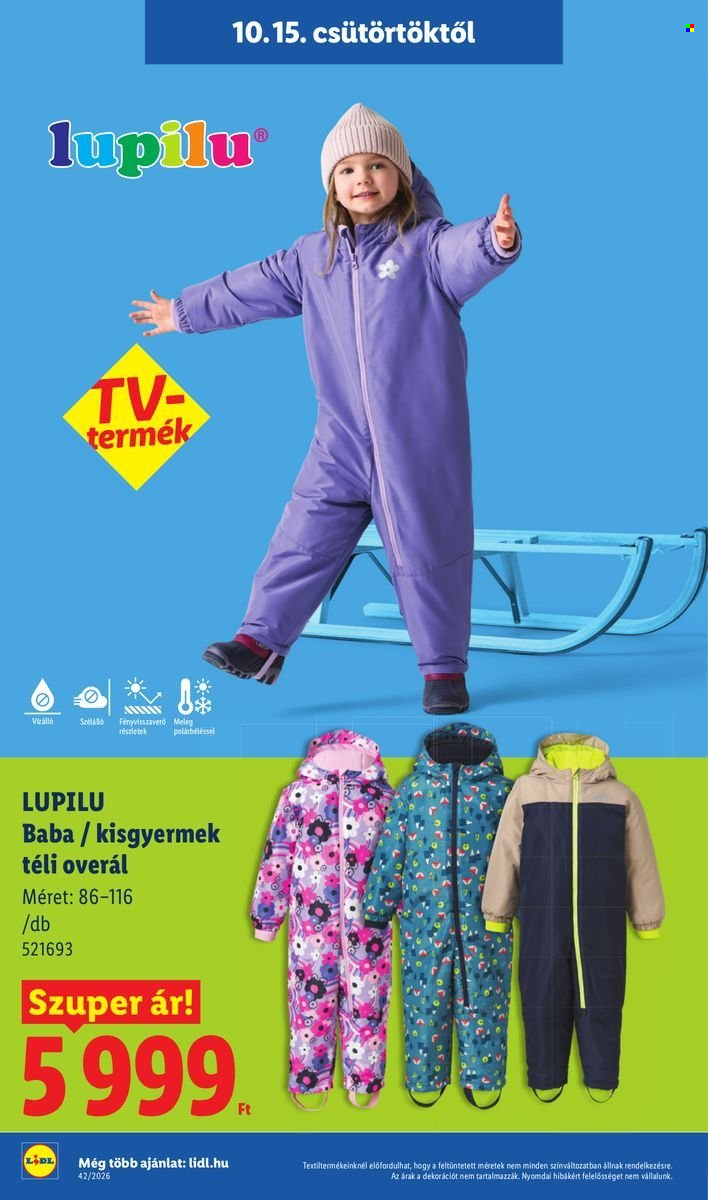 Lidl akciós újságok - 2026.10.15 - 2026.10.21. Oldal 6