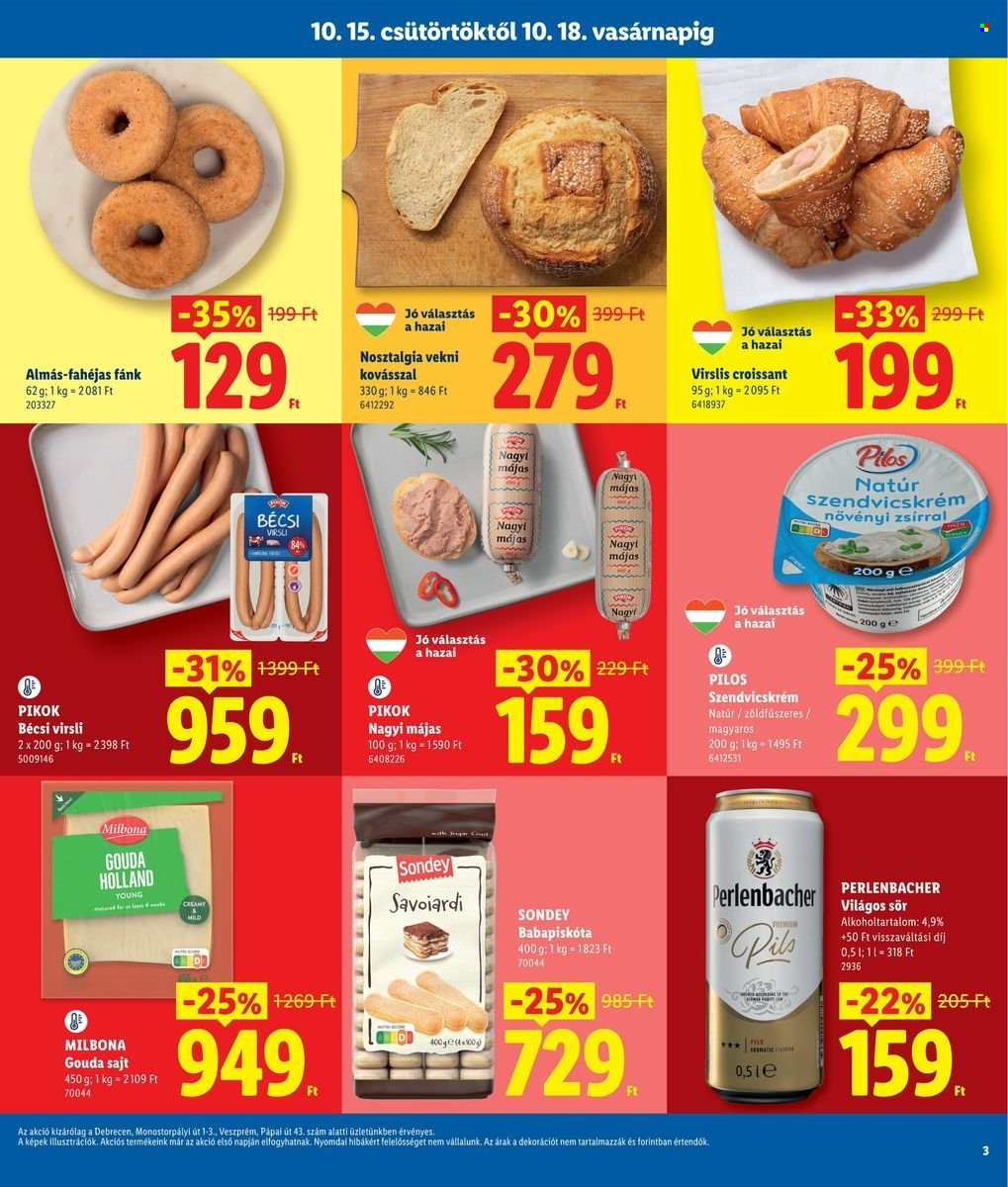 Lidl akciós újságok - 2026.10.15 - 2026.10.18. Oldal 3