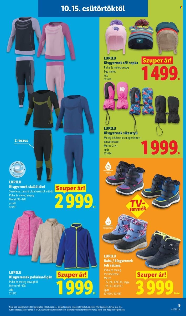 Lidl akciós újságok - 2026.10.15 - 2026.10.21. Oldal 9