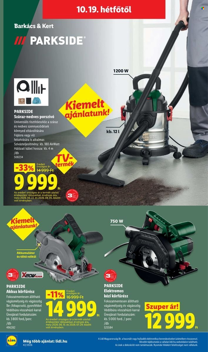 Lidl akciós újságok - 2026.10.15 - 2026.10.21. Oldal 20