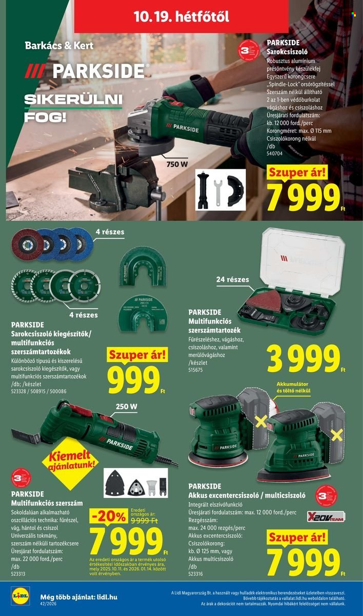 Lidl akciós újságok - 2026.10.15 - 2026.10.21. Oldal 22