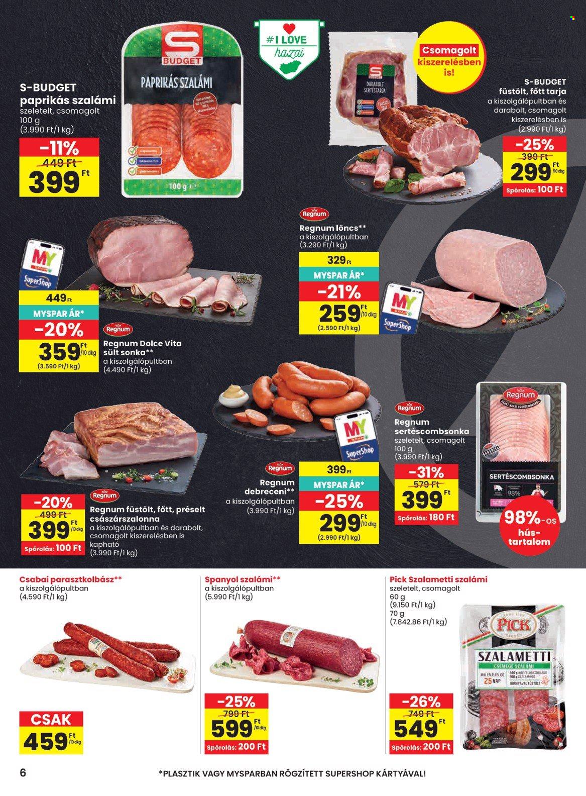 SPAR akciós újságok - 2026.10.15 - 2026.10.21. Oldal 6