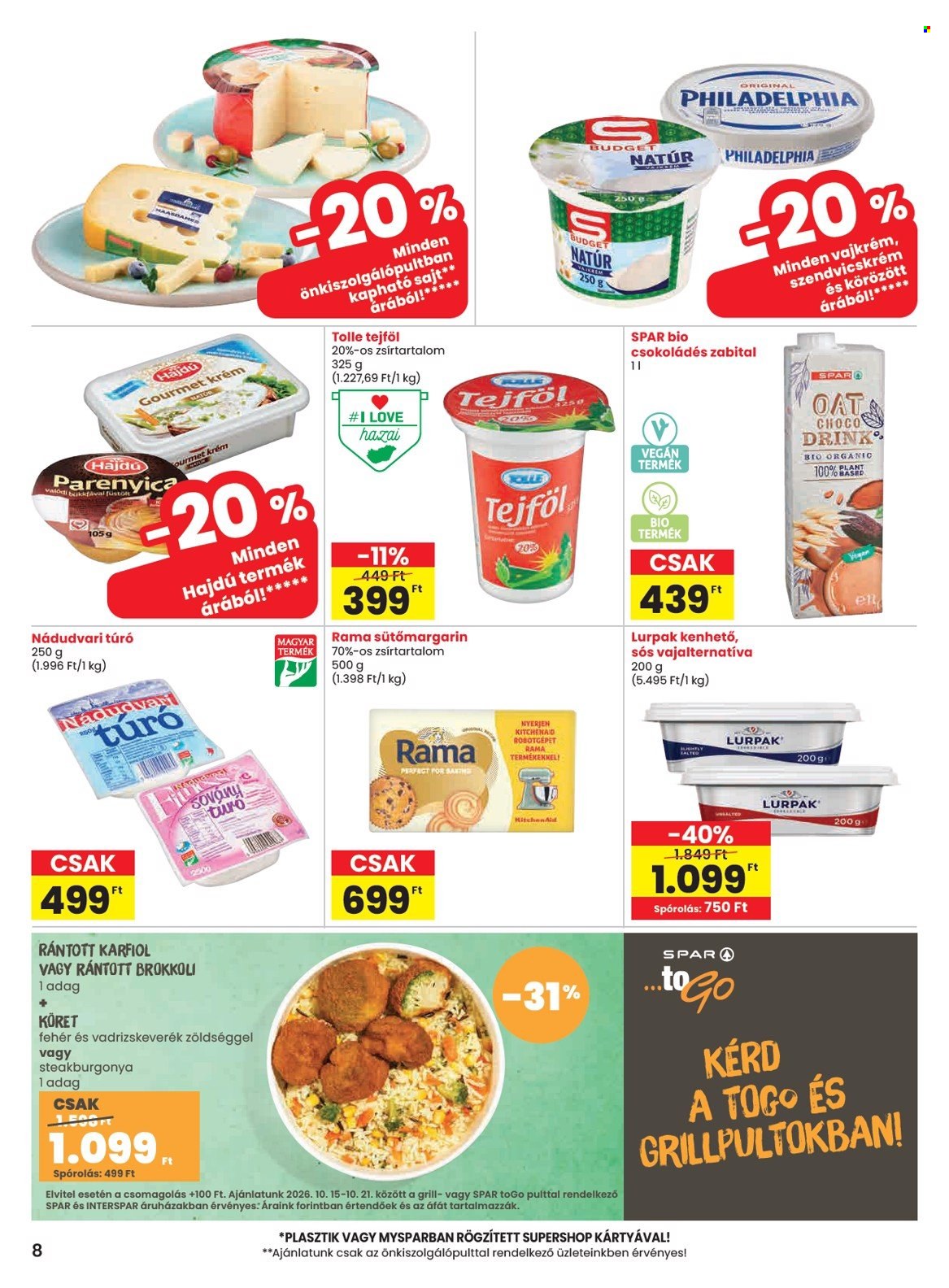 SPAR akciós újságok - 2026.10.15 - 2026.10.21. Oldal 8