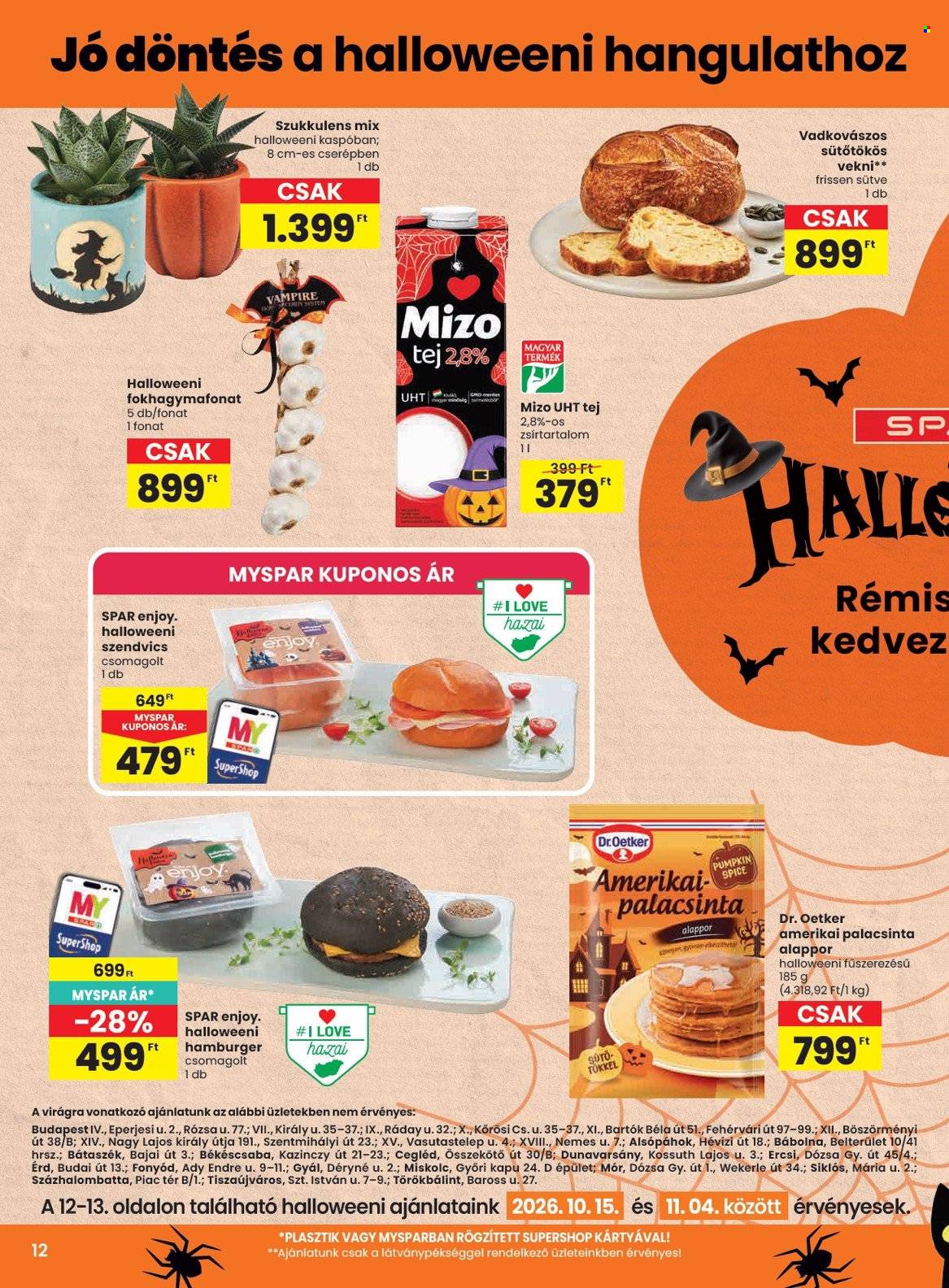 SPAR akciós újságok - 2026.10.15 - 2026.10.21. Oldal 12
