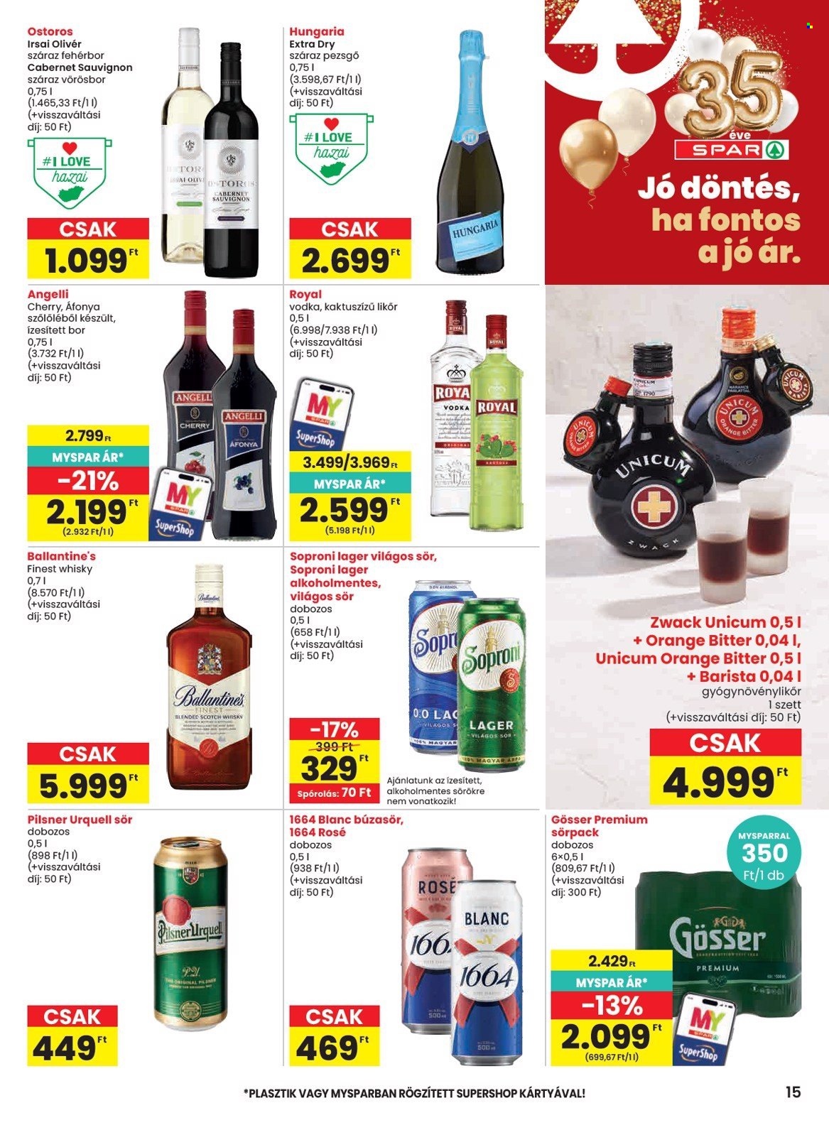 SPAR akciós újságok - 2026.10.15 - 2026.10.21. Oldal 15