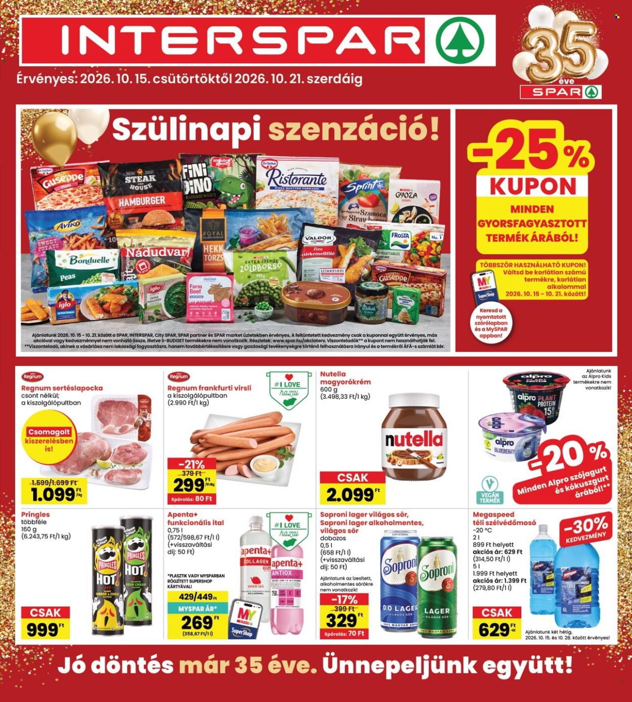 INTERSPAR akciós újságok - 2026.10.15 - 2026.10.21. Oldal 1
