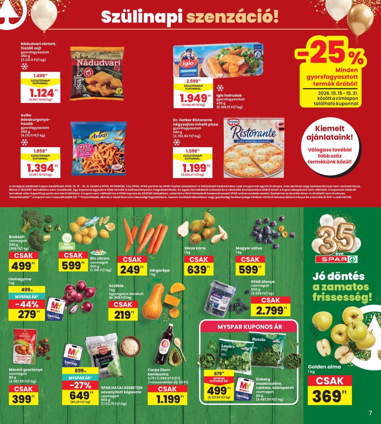 INTERSPAR akciós újságok - 2026.10.15 - 2026.10.21. Oldal 7