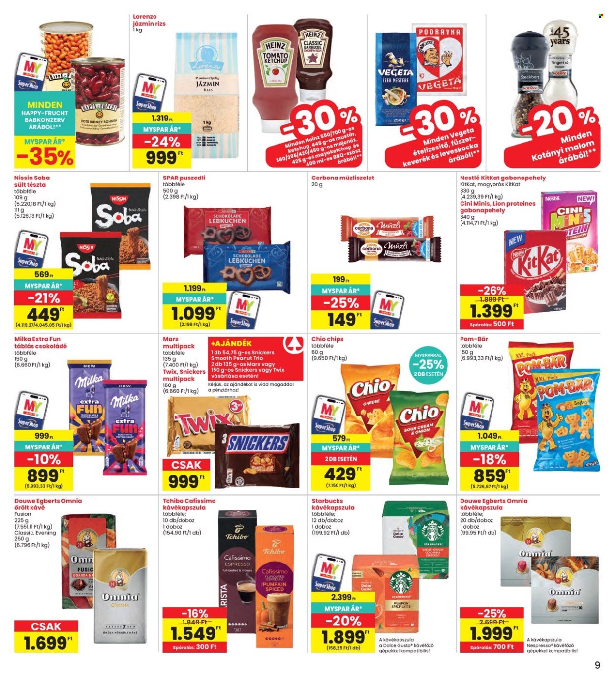 INTERSPAR akciós újságok - 2026.10.15 - 2026.10.21. Oldal 9