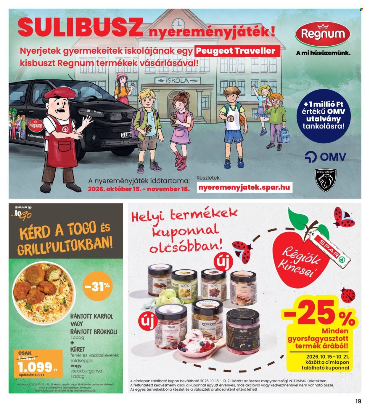 INTERSPAR akciós újságok - 2026.10.15 - 2026.10.21. Oldal 19