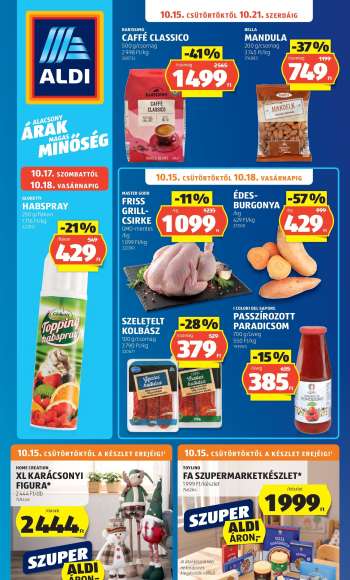 Újság Aldi - 2026.10.15 - 2026.10.21.