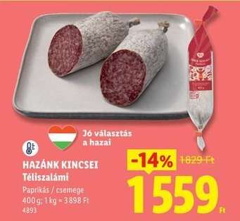 HAZÁNK KINCSEI Téliszalámi