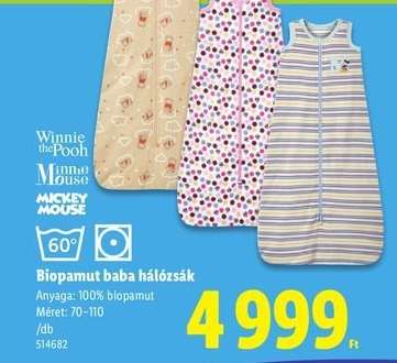 Biopamut baba hálózsák