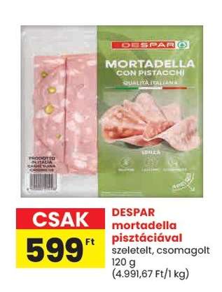DESPAR mortadella pisztáciával