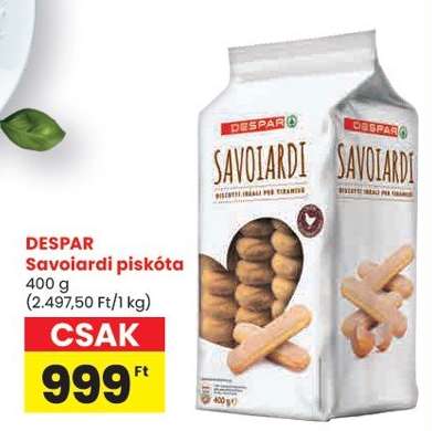 DESPAR Savoiardi piskóta