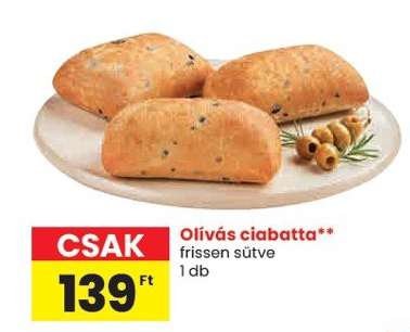 Olívás ciabatta