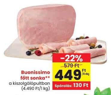 Buonissimo főtt sonka